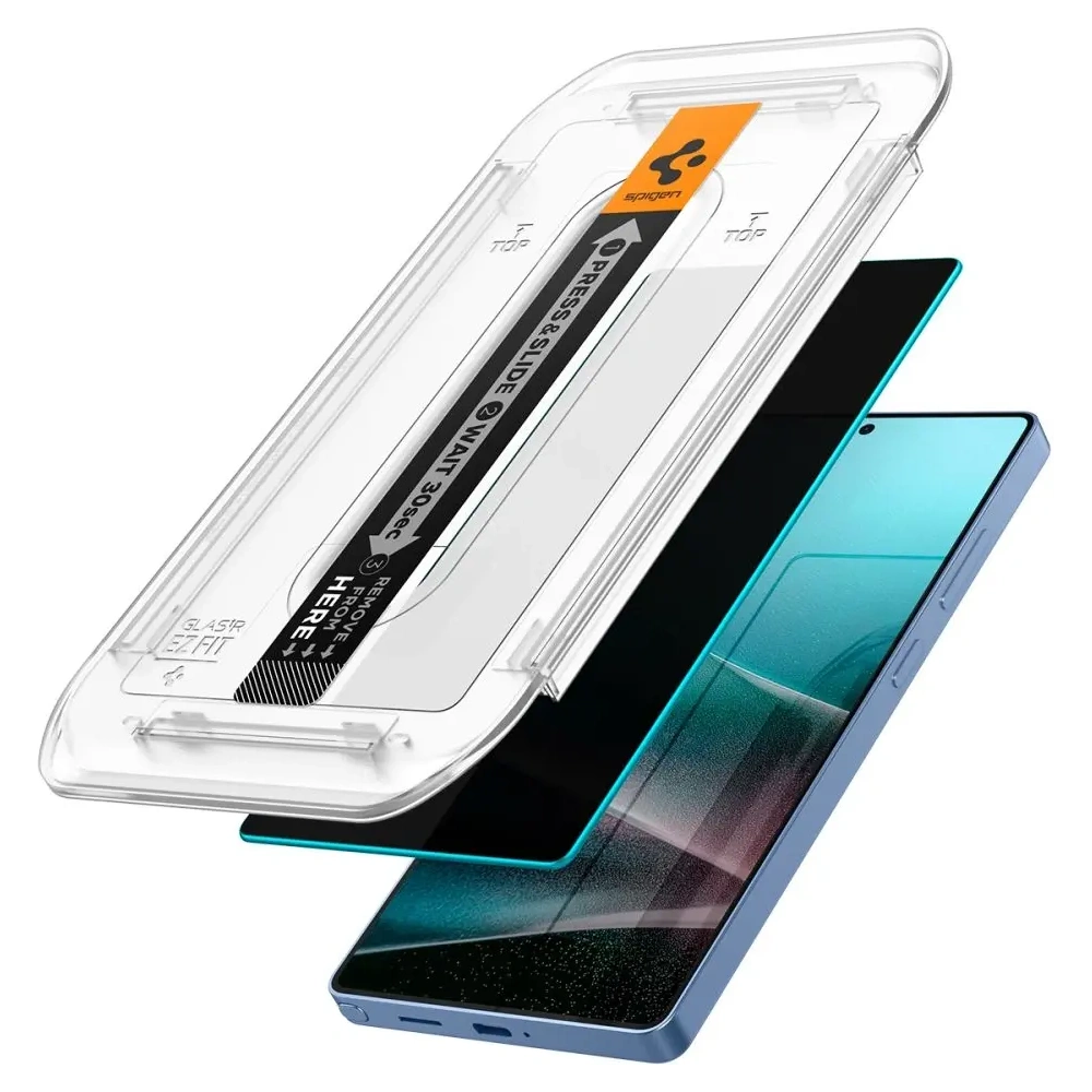 Szkło prywatyzujące Spigen GLAS.tR ez Fit HD Samsung Galaxy S25 Ultra Privacy [2 PACK]