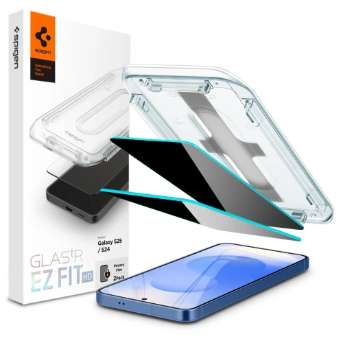 Buy Spigen GLAS.tR ez Fit HD Samsung Galaxy S24 / S25 Privacy [2 PACK] - SPN16683 - {ean13} - Home Screen Store Europe