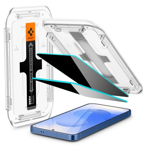 Buy Spigen GLAS.tR ez Fit HD Samsung Galaxy S24 / S25 Privacy [2 PACK] - SPN16683 - {ean13} - Home Screen Store Europe