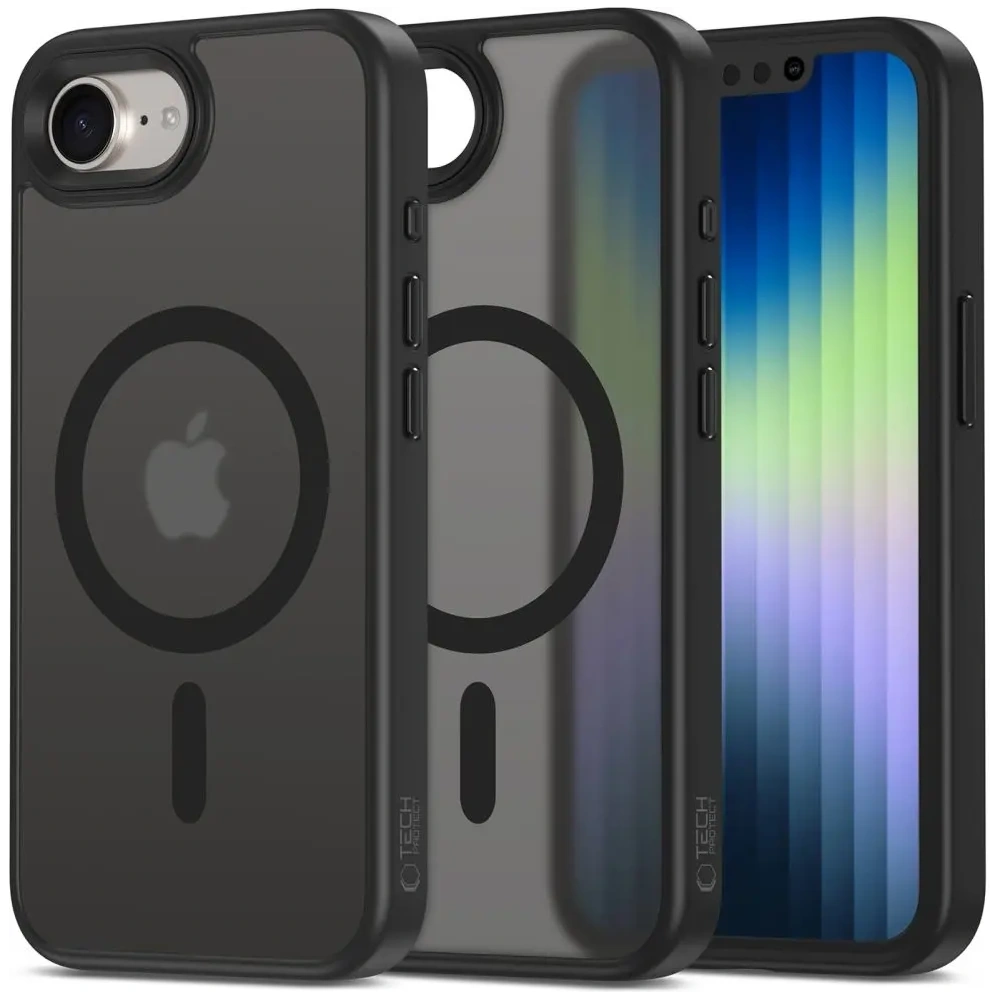 Etui Tech-Protect Magmat MagSafe Apple iPhone 16e Matte Black