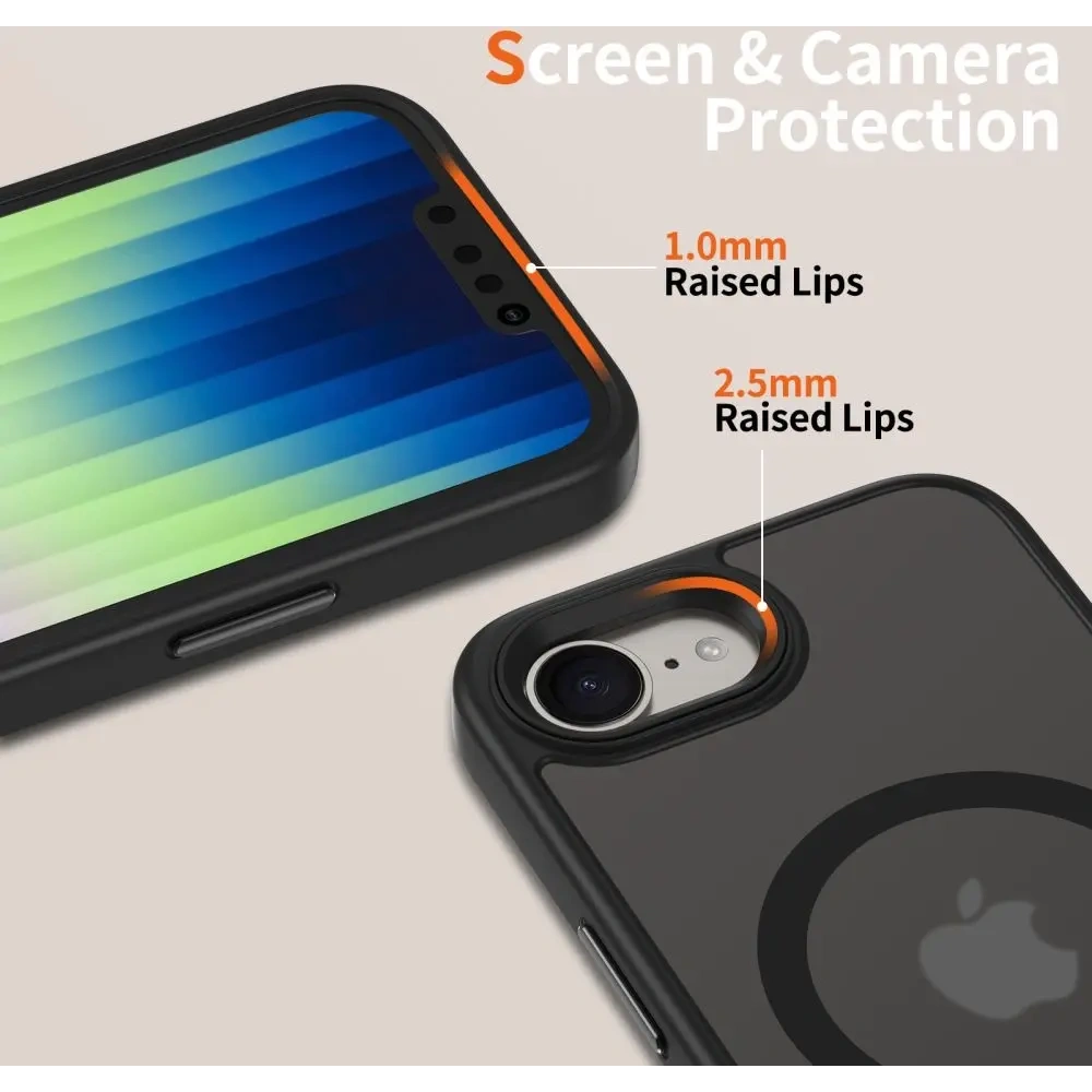 Etui Tech-Protect Magmat MagSafe Apple iPhone 16e Matte Black