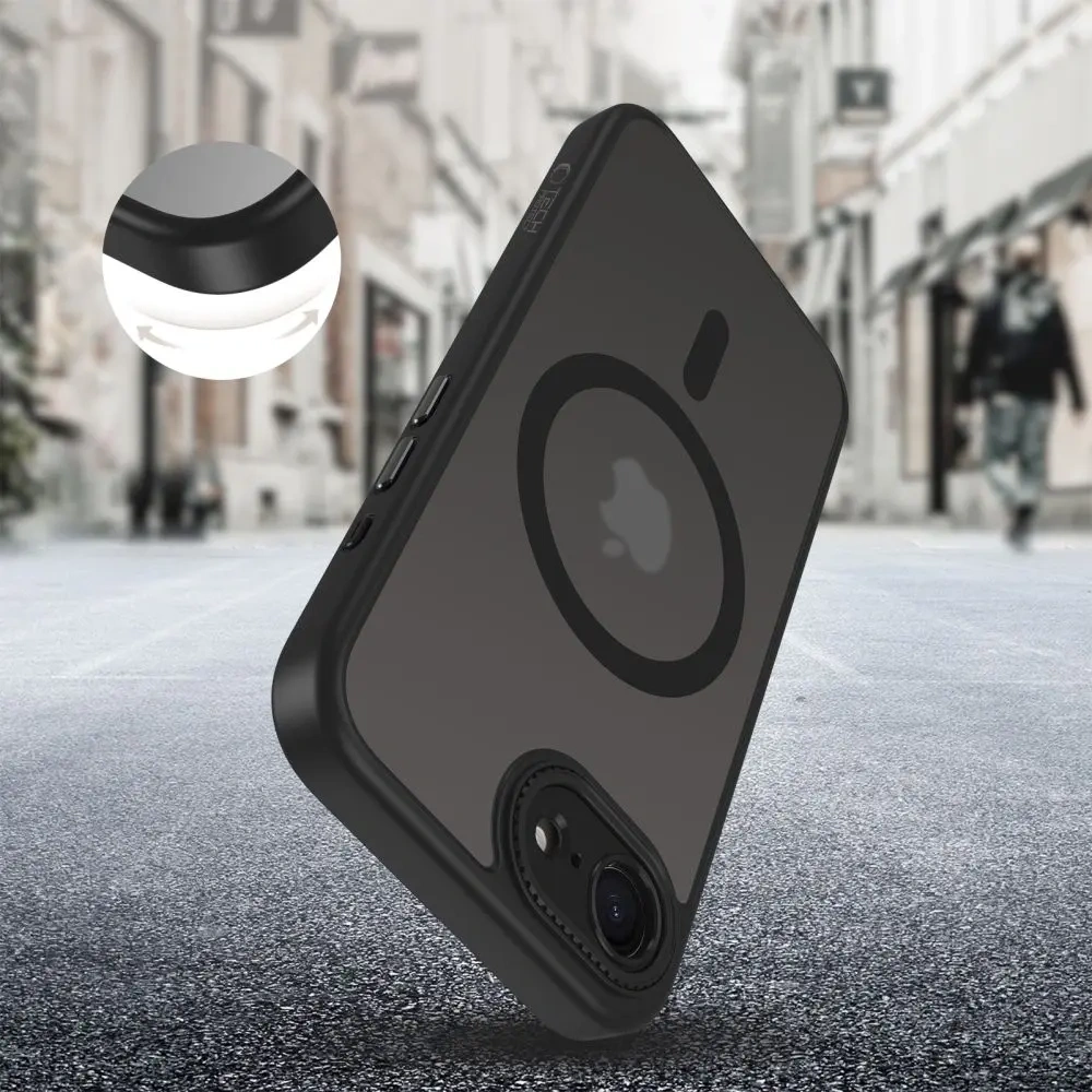 Etui Tech-Protect Magcam MagSafe Apple iPhone 16e Matte Black