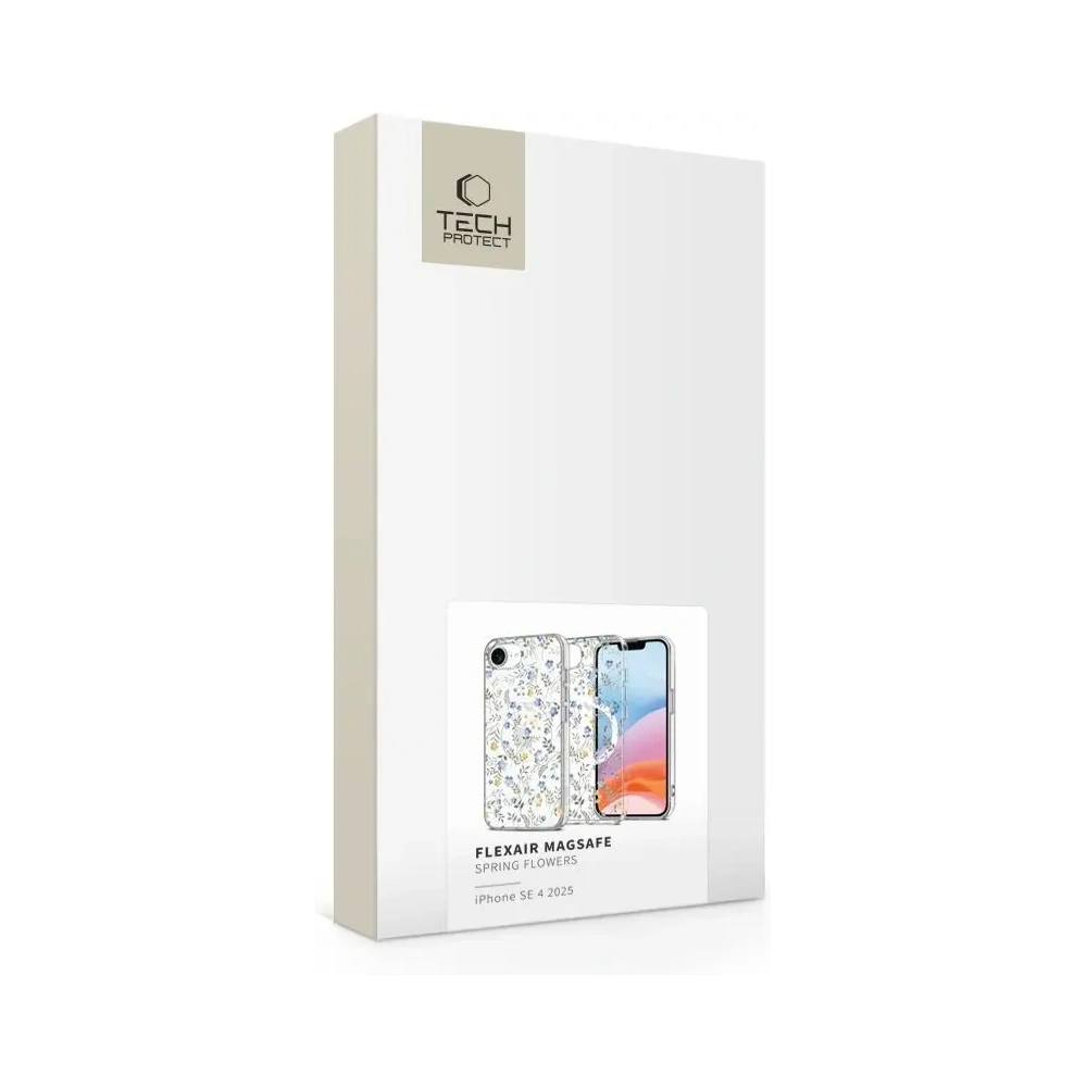 Etui Tech-Protect Flexair MagSafe Apple iPhone 16e Spring Flowers