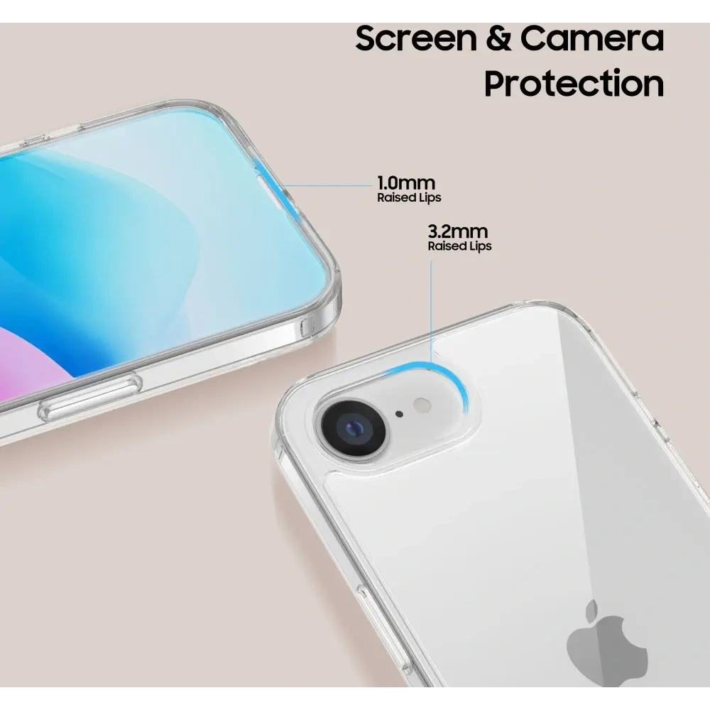 Etui Tech-Protect Flexair Hybrid Apple iPhone 16e Clear