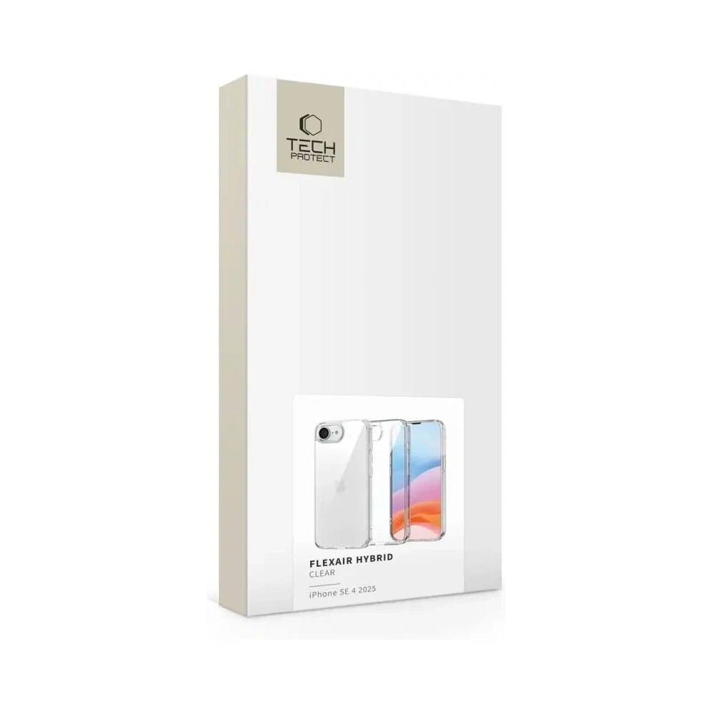 Etui Tech-Protect Flexair Hybrid Apple iPhone 16e Clear