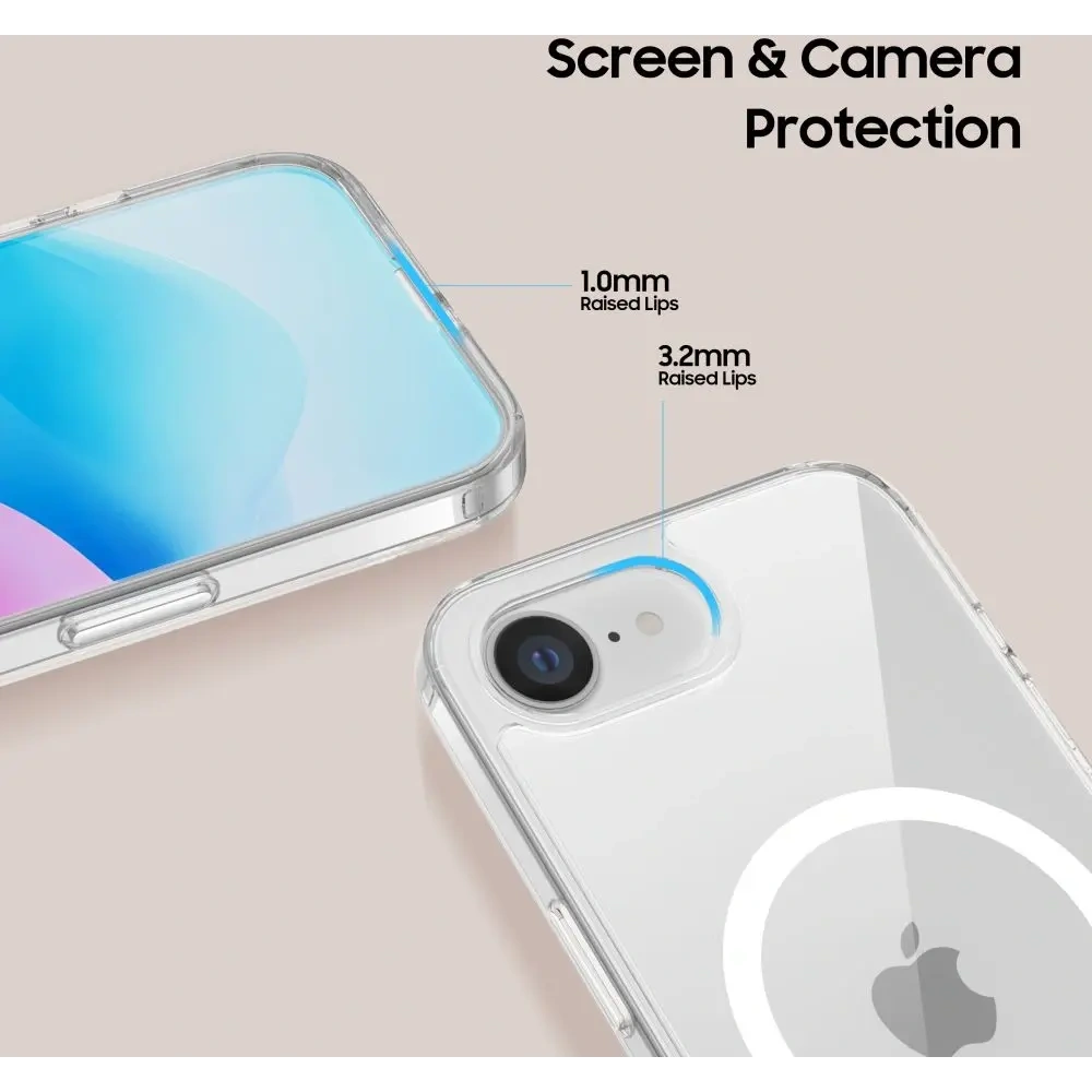 Etui Tech-Protect Flexair Hybrid MagSafe Apple iPhone 16e Clear