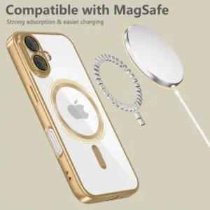 Kup Tech-Protect MagFlex MagSafe Apple iPhone 16e Glänzendes Gold - THP3927 - {ean13} - Sklep Home Screen