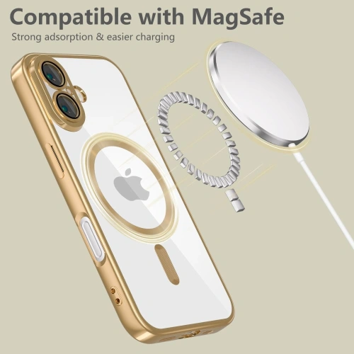 Buy Tech-Protect MagFlex MagSafe Apple iPhone 16e Shiny Gold - THP3927 - {ean13} - Home Screen Store Europe