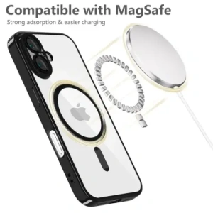 Kup Tech-Protect MagFlex MagSafe Apple iPhone 16e Negru Lucios - THP3928 - {ean13} - Sklep Home Screen