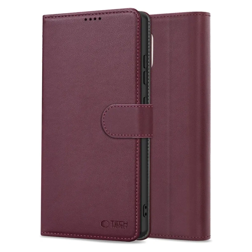 Etui z klapką Tech-Protect Wallet Apple iPhone 16e Mulberry