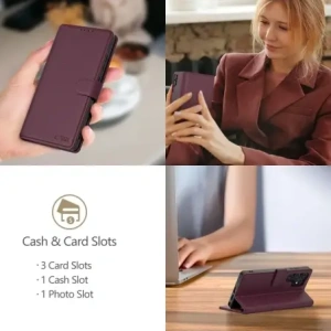 Kup Tech-Protect Geldbörse Apple iPhone 16e Mulberry - THP3929 - {ean13} - Sklep Home Screen