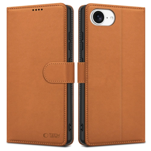 Kup Etui z klapką Tech-Protect Wallet Apple iPhone 16e Saddle Brown - THP3930 - {ean13} - Sklep Home Screen