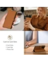 Kup Tech-Protect Geldbörse Apple iPhone 16e Sattelbraun - THP3930 - {ean13} - Sklep Home Screen