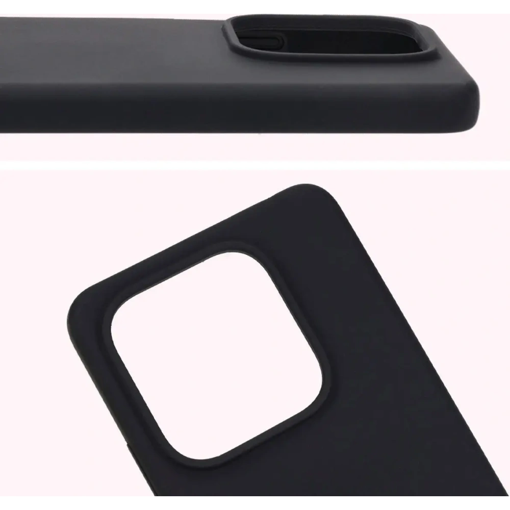 Silikonowe etui Bizon Soft Case do Xiaomi Redmi Note 14 5G czarne