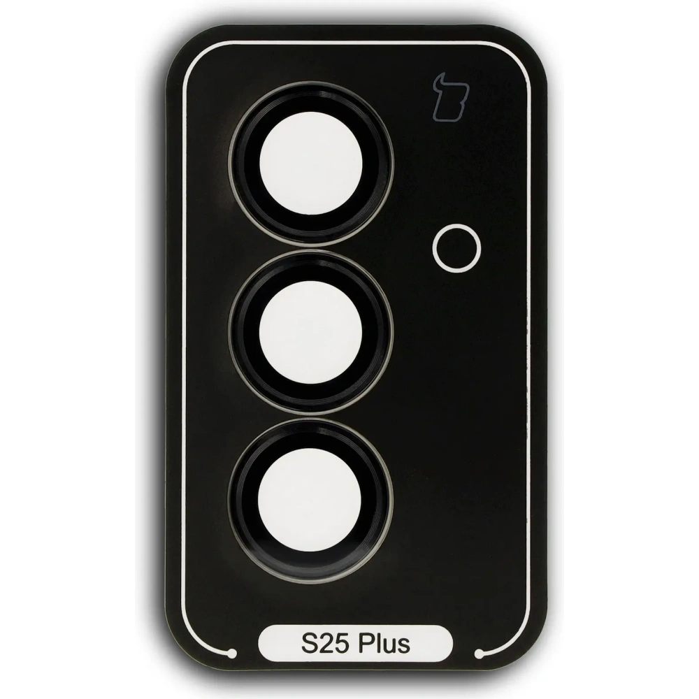 Szkło hartowane na aparat z aplikatorem Bizon Glass Snap Lens do Samsung Galaxy S25+ Plus czarne