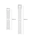 Kup Pasek ze stali nierdzewnej Bizon Strap Watch Aura do Smartwatcha 22mm srebrny - BIZ8626 - {ean13} - Sklep Home Screen