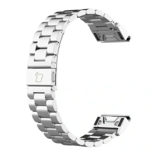 Kup Pasek ze stali nierdzewnej Bizon Strap Watch Aura do Smartwatcha 22mm srebrny - BIZ8626 - {ean13} - Sklep Home Screen