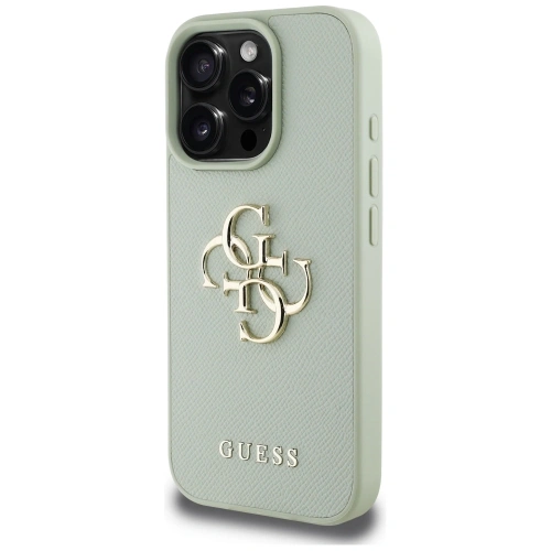 Kup Etui Guess Grained Big 4G Logo Small Classic Logo do Apple iPhone 16 Pro Max zielony - GUE4370 - {ean13} - Sklep Home Screen