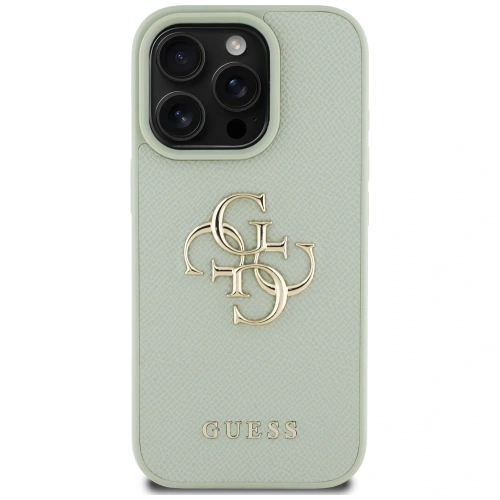 Kup Etui Guess Grained Big 4G Logo Small Classic Logo do Apple iPhone 16 Pro Max zielony - GUE4370 - {ean13} - Sklep Home Screen