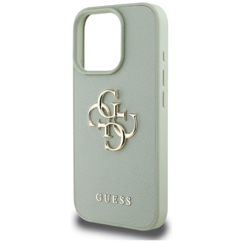 Kup Etui Guess Grained Big 4G Logo Small Classic Logo do Apple iPhone 16 Pro Max zielony - GUE4370 - {ean13} - Sklep Home Screen