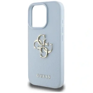 Kup Etui Guess Grained Big 4G Logo Small Classic Logo do Apple iPhone 16 Pro niebieski - GUE4371 - {ean13} - Sklep Home Screen