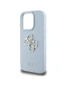 Kup Guess Granulat Mare 4G Logo Mic Logo Clasic Apple iPhone 16 Pro albastru - GUE4371 - {ean13} - Sklep Home Screen
