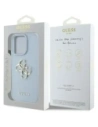 Kup Guess Granulat Mare 4G Logo Mic Logo Clasic Apple iPhone 16 Pro albastru - GUE4371 - {ean13} - Sklep Home Screen