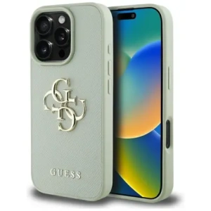 Kup Etui Guess Grained Big 4G Logo Small Classic Logo do Apple iPhone 16 Pro zielony - GUE4373 - {ean13} - Sklep Home Screen