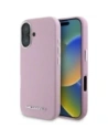 Karl Lagerfeld Saffiano Voll umwickelt verlängertes Metall-Logo MagSafe Apple iPhone 16 pink