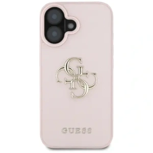 Kup Guess Grained Big 4G Logo Kicsi Klasszikus Logo Apple iPhone 16 rózsaszín - GUE4374 - {ean13} - Sklep Home Screen