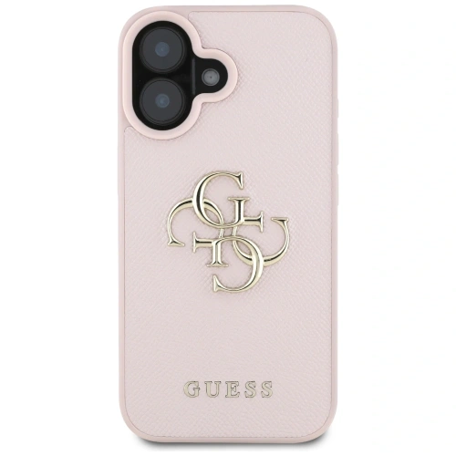 Kup Guess Grained Big 4G Logo Kleines Klassisches Logo Apple iPhone 16 pink - GUE4374 - {ean13} - Sklep Home Screen