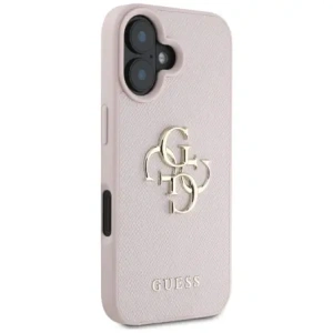 Kup Guess Grained Big 4G Logo Kleines Klassisches Logo Apple iPhone 16 pink - GUE4374 - {ean13} - Sklep Home Screen