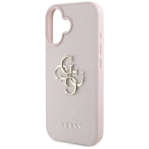Kup Guess Grained Big 4G Logo Kicsi Klasszikus Logo Apple iPhone 16 rózsaszín - GUE4374 - {ean13} - Sklep Home Screen