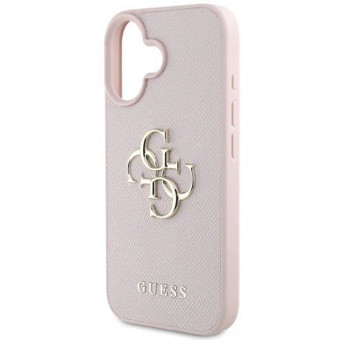 Kup Etui Guess Grained Big 4G Logo Small Classic Logo do Apple iPhone 16 růžová - GUE4374 - {ean13} - Sklep Home Screen