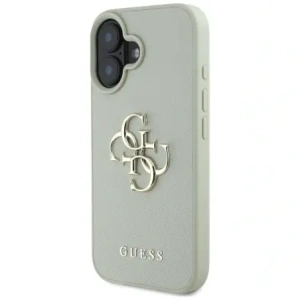 Kup Guess Grained Big 4G Logo Small Classic Logo Apple iPhone 16 zöld - GUE4375 - {ean13} - Sklep Home Screen