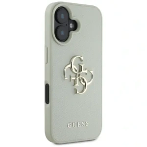 Kup Guess Grained Big 4G Logo Small Classic Logo Apple iPhone 16 zöld - GUE4375 - {ean13} - Sklep Home Screen