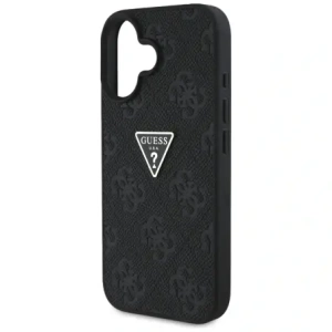 Kup Guess Hot Stamp 4G Pattern Triangle Metal Logo Apple iPhone 16 negru - GUE4376 - {ean13} - Sklep Home Screen