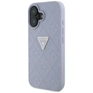 Kup Guess Hot Stamp 4G Pattern Triangle Metal Logo Apple iPhone 16 violet - GUE4377 - {ean13} - Sklep Home Screen