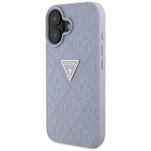 Buy Guess Hot Stamp 4G Pattern Triangle Metal Logo Apple iPhone 16 purple - GUE4377 - {ean13} - Home Screen Store Europe