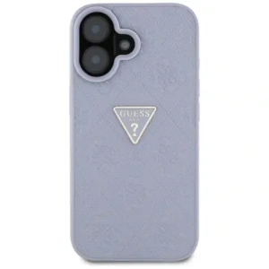Kup Guess Hot Stamp 4G Pattern Triangle Metal Logo Apple iPhone 16 violet - GUE4377 - {ean13} - Sklep Home Screen