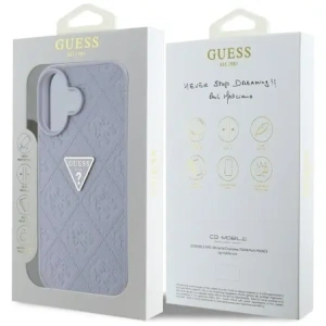 Kup Guess Hot Stamp 4G Pattern Triangle Metal Logo Apple iPhone 16 violet - GUE4377 - {ean13} - Sklep Home Screen