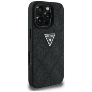Kup Etui Guess Hot Stamp 4G Pattern Triangle Metal Logo do Apple iPhone 16 Pro czarny - GUE4378 - {ean13} - Sklep Home Screen