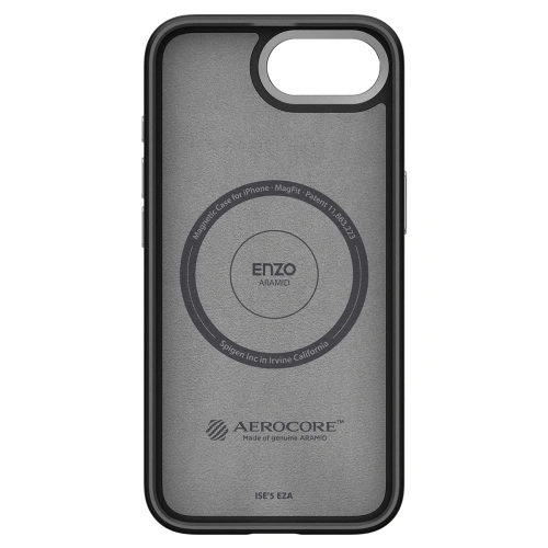 Kup Etui Spigen Enzo Aramid Mag MagSafe Apple iPhone 16e Matte Black - SPN16684 - {ean13} - Sklep Home Screen