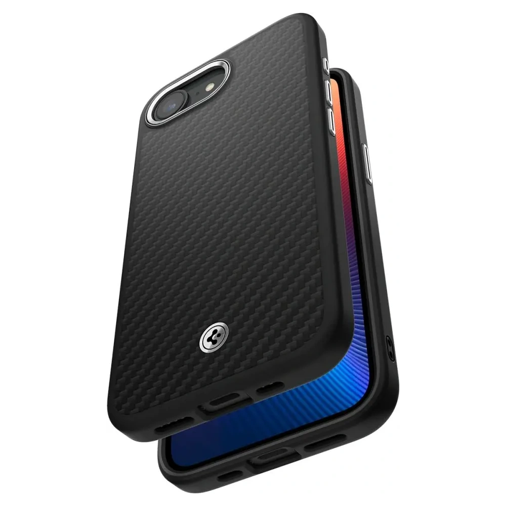 Etui Spigen Enzo Aramid Mag MagSafe Apple iPhone 16e Matte Black
