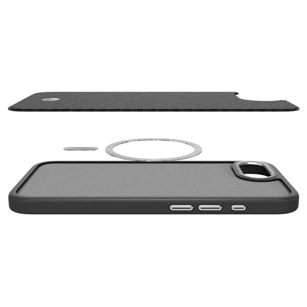 Etui Spigen Enzo Aramid Mag MagSafe Apple iPhone 16e Matte Black