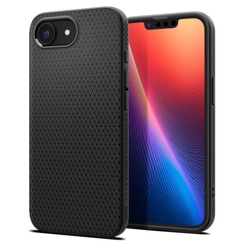 Kup Spigen Liquid Air Apple iPhone 16e Matt Fekete - SPN16685 - {ean13} - Sklep Home Screen