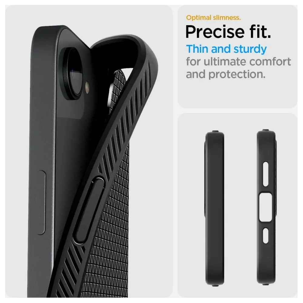 Etui Spigen Liquid Air Apple iPhone 16e Matte Black
