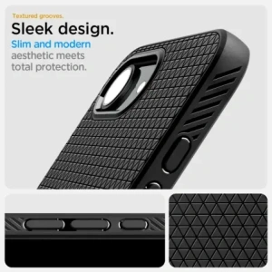 Kup Spigen Liquid Air Apple iPhone 16e Matt Schwarz - SPN16685 - {ean13} - Sklep Home Screen