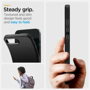Kup Spigen Liquid Air Apple iPhone 16e Matt Schwarz - SPN16685 - {ean13} - Sklep Home Screen
