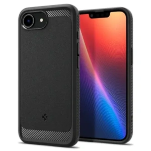 Buy Spigen Rugged Armor Mag MagSafe Apple iPhone 16e Matte Black - SPN16686 - {ean13} - Home Screen Store Europe